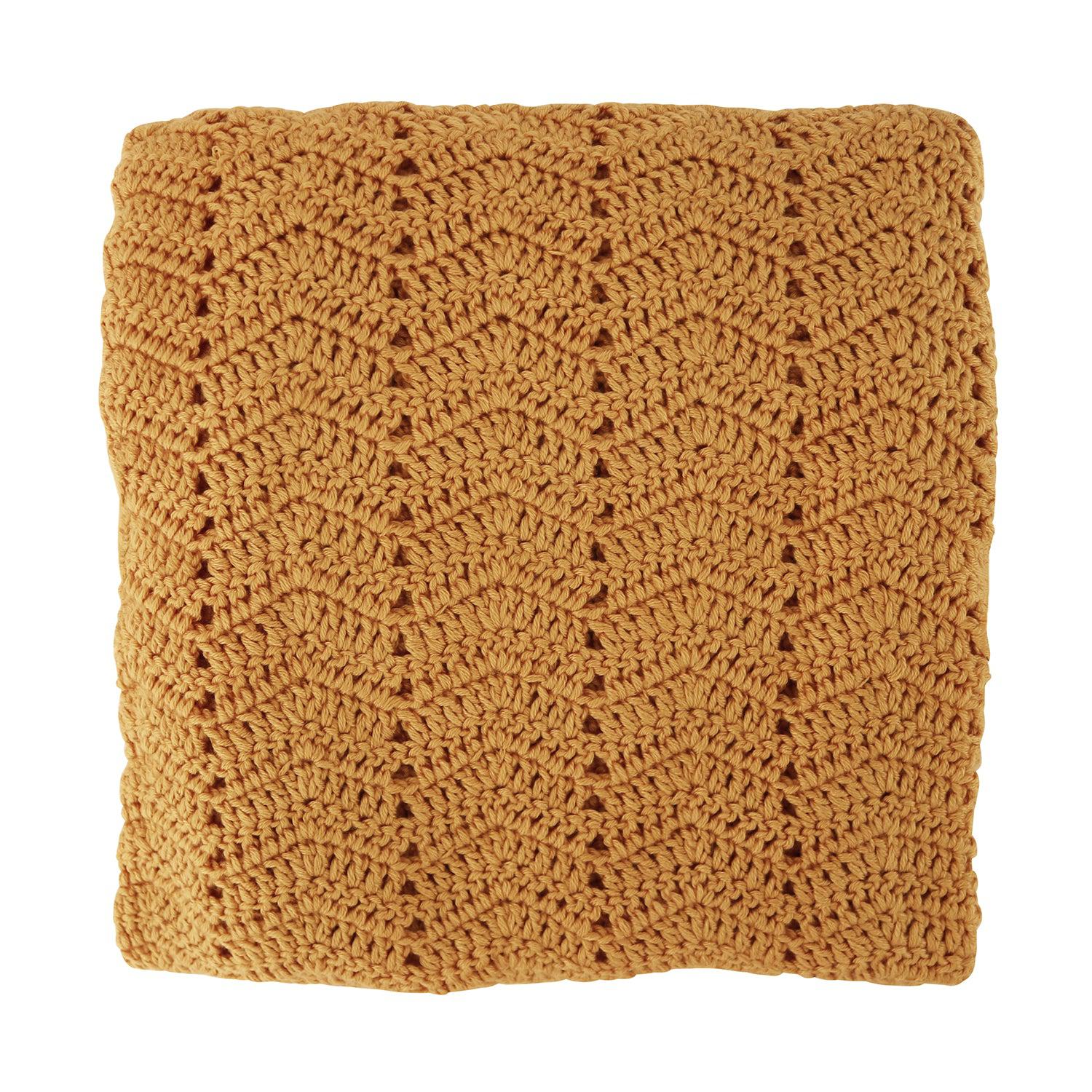 Cinnamon Crochet Baby Blanket