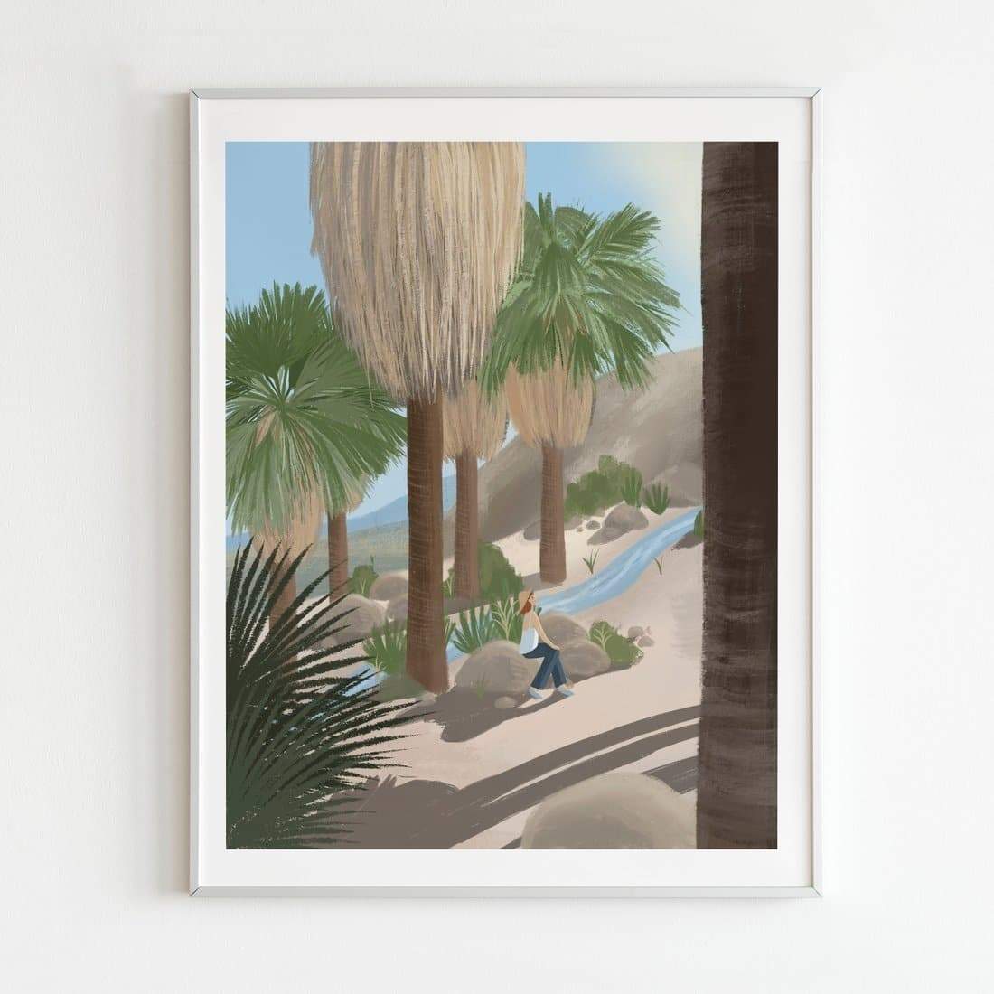 Desert Oasis Art Print