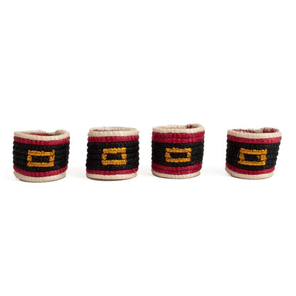 Holiday Napkin Rings, Set of 4