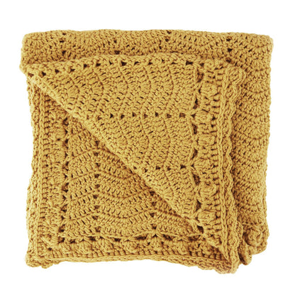 Tumeric Crochet Baby Blanket